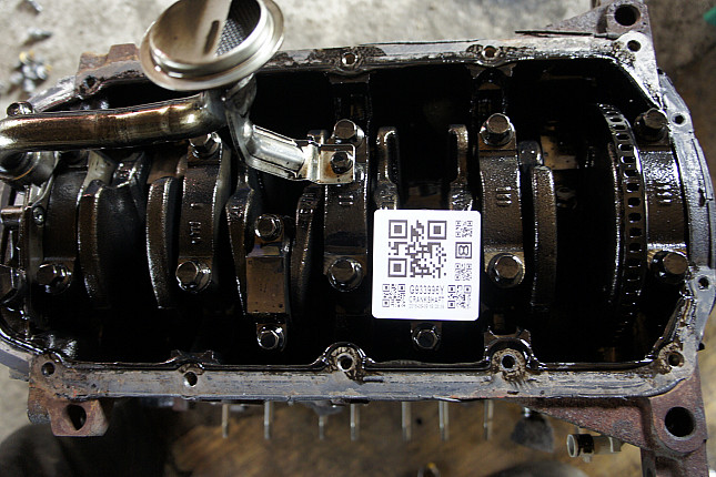 Фотография блока двигателя без поддона (коленвала) Alfa Romeo 939 A2.000