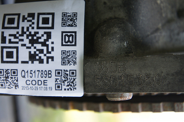 Номер двигателя и фотография площадки HYUNDAI G6DB