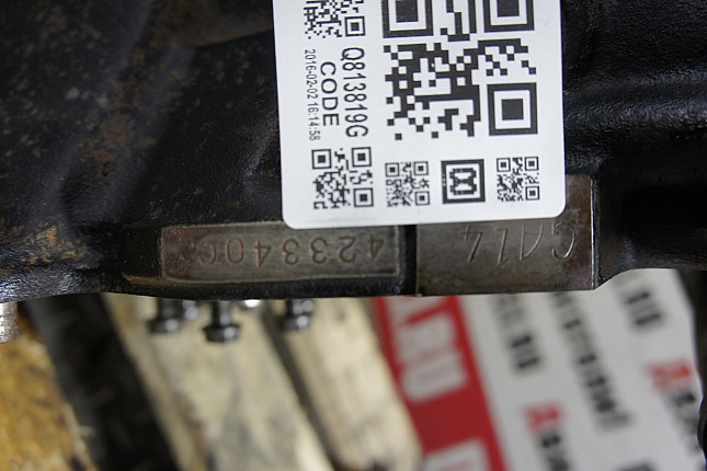 Номер двигателя и фотография площадки Nissan GA14DE 