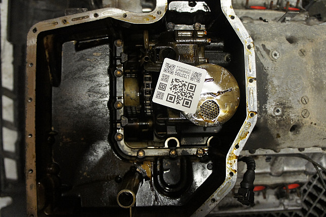 Фотография блока двигателя без поддона (коленвала) BMW M60 B30