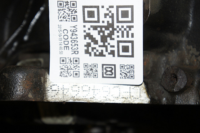 Номер двигателя и фотография площадки VW CFCA