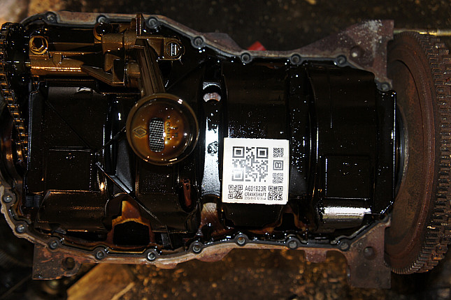 Фотография блока двигателя без поддона (коленвала) RENAULT K4MT760