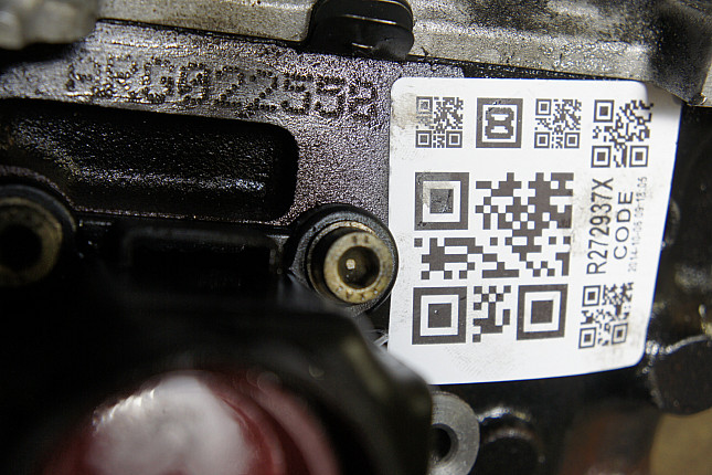 Номер двигателя и фотография площадки VW ARG