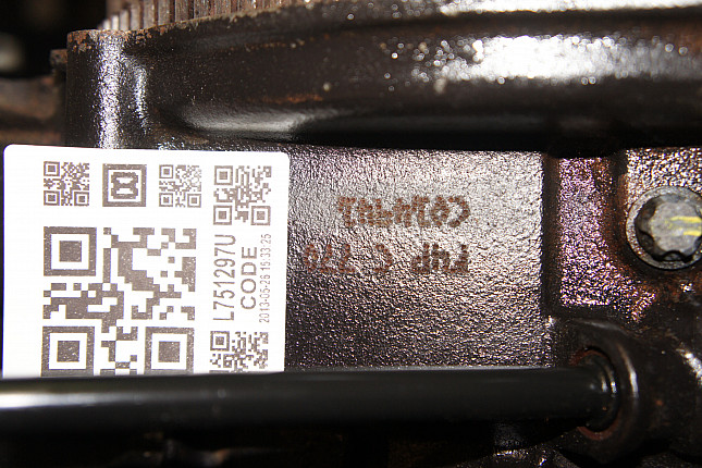 Номер двигателя и фотография площадки RENAULT F4P 770