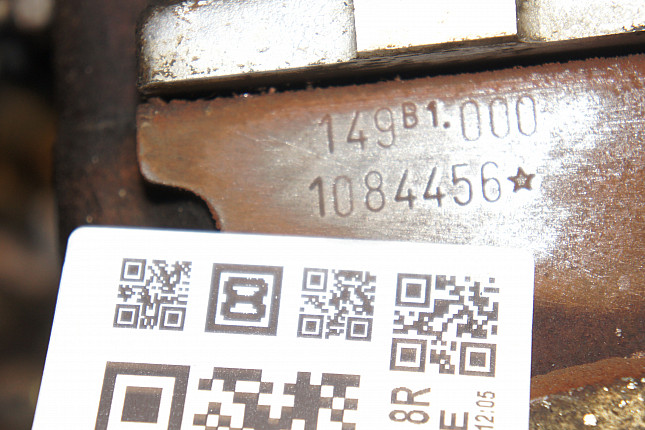 Номер двигателя и фотография площадки Fiat 149 B1.000