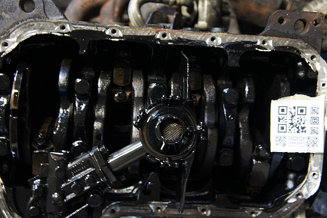 Фотография блока двигателя без поддона (коленвала) VW AFN