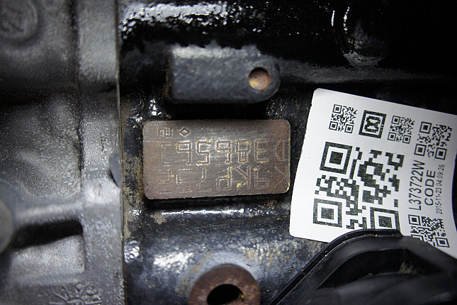 Номер двигателя и фотография площадки Renault K9K 732