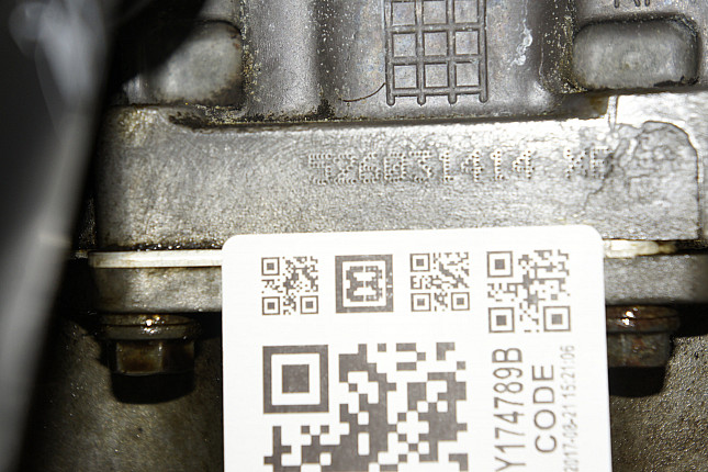 Номер двигателя и фотография площадки Jaguar хв489127414