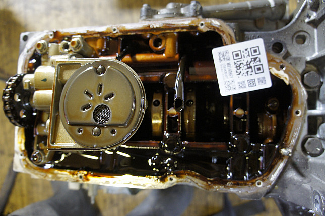Фотография блока двигателя без поддона (коленвала) Peugeot KFV (TU3A)
