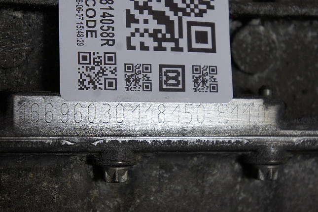Номер двигателя и фотография площадки Mercedes M 166.960