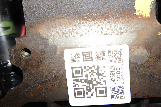 Номер двигателя и фотография площадки Ford RTP