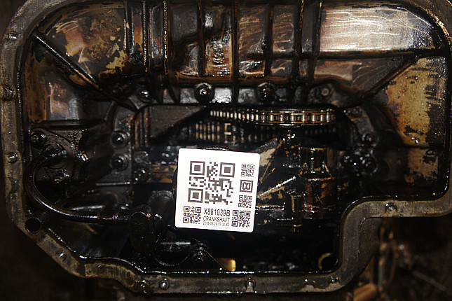Фотография блока двигателя без поддона (коленвала) MERCEDES-BENZ M 112.942