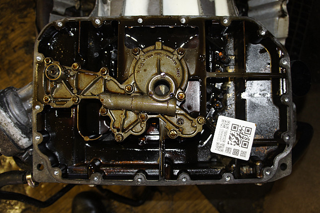 Фотография блока двигателя без поддона (коленвала) Audi ABC