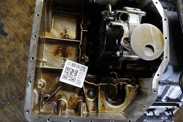 Фотография блока двигателя без поддона (коленвала) BMW M62 B35 (358S1)