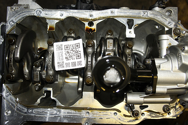 Фотография блока двигателя без поддона (коленвала) VW CBZB