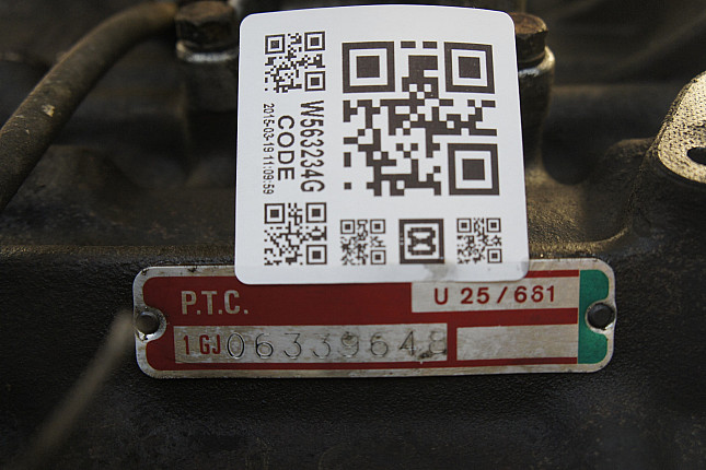 Номер двигателя и фотография площадки PEUGEOT CRD93 (U25/661)