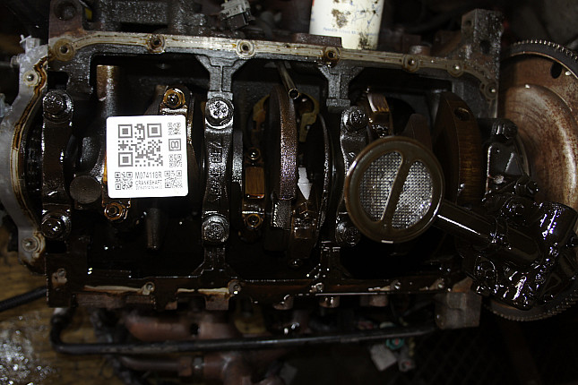 Фотография блока двигателя без поддона (коленвала) Ford 3.0 + АКПП