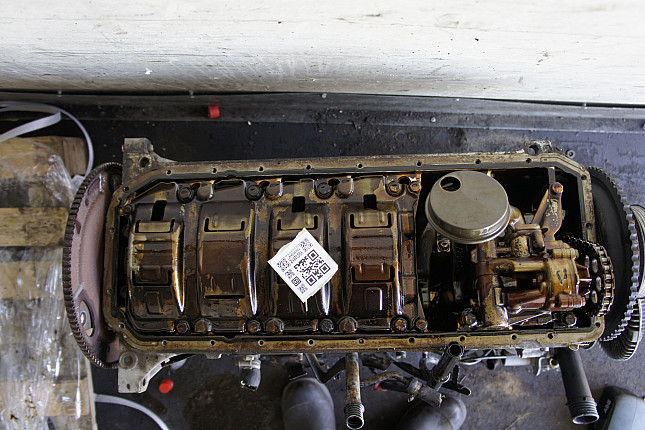 Фотография блока двигателя без поддона (коленвала) BMW M52 B28