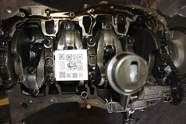 Фотография блока двигателя без поддона (коленвала) Renault K9K 836