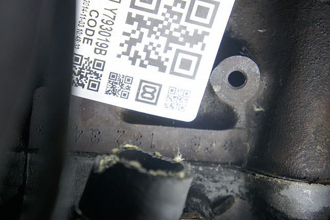Номер двигателя и фотография площадки AUDI SB