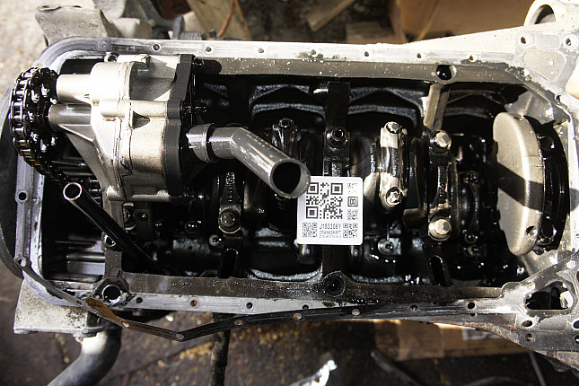 Фотография блока двигателя без поддона (коленвала) Mercedes OM 611.981