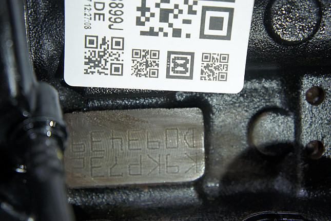 Номер двигателя и фотография площадки Nissan K9K