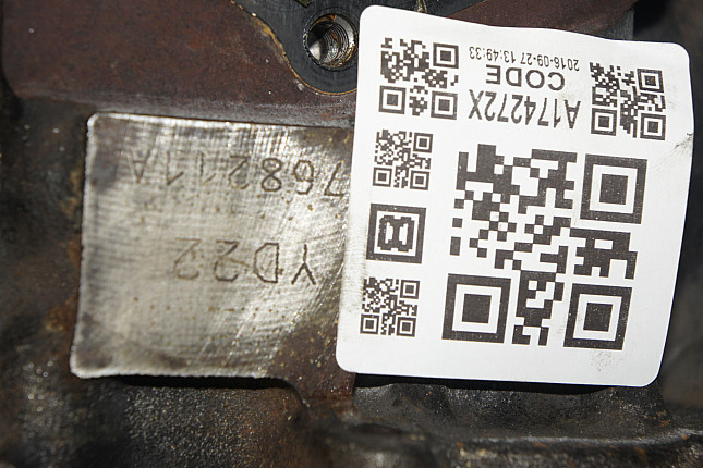 Номер двигателя и фотография площадки Nissan YD22DDTi