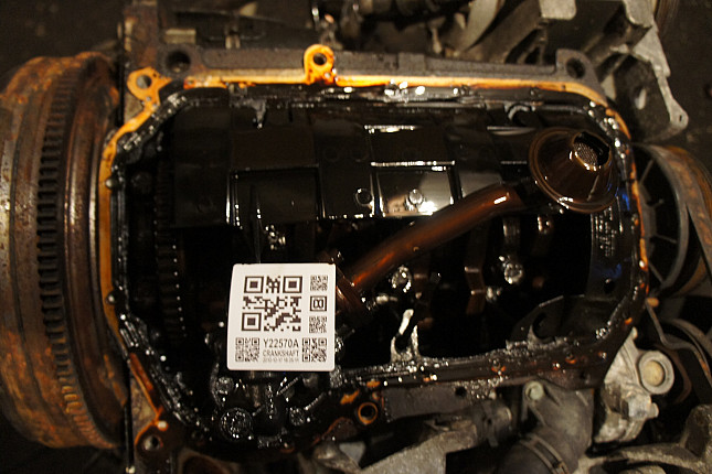 Фотография блока двигателя без поддона (коленвала) AUDI ADR