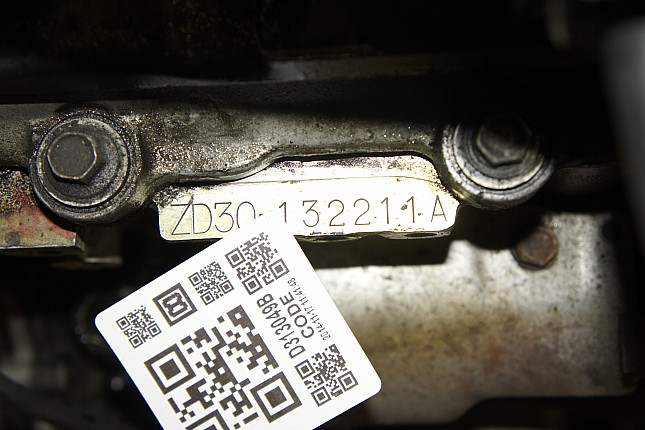 Номер двигателя и фотография площадки NISSAN ZD30DDTi