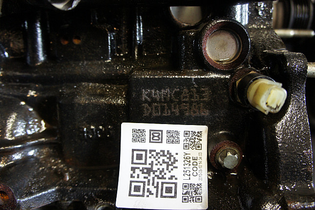 Номер двигателя и фотография площадки RENAULT K4MD 812