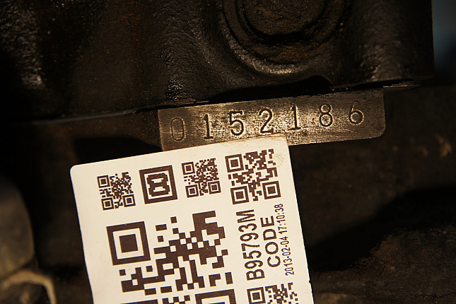Номер двигателя и фотография площадки TOYOTA 1HD-FTE