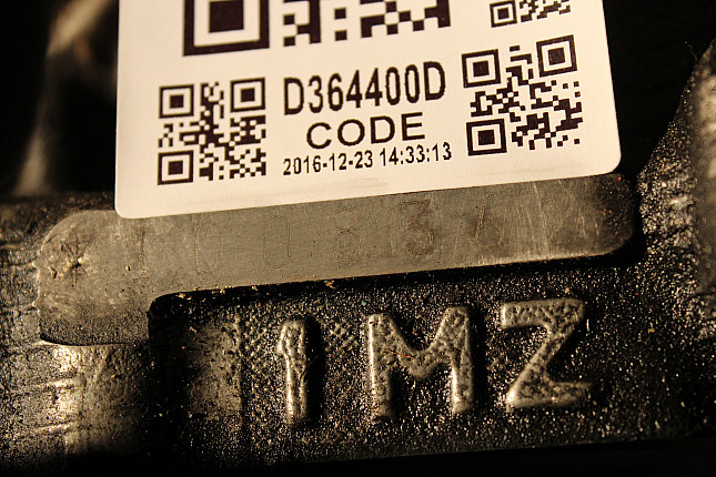 Номер двигателя и фотография площадки Lexus 1MZ-FE