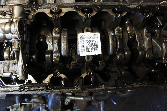 Фотография блока двигателя без поддона (коленвала) BMW M 57 D 30 (306D4)
