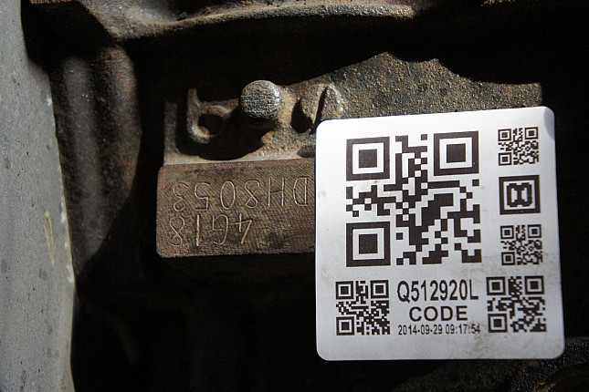 Номер двигателя и фотография площадки MITSUBISHI 4G18