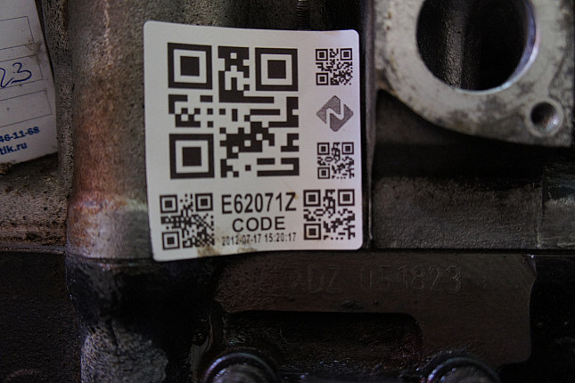 Номер двигателя и фотография площадки VW ADZ
