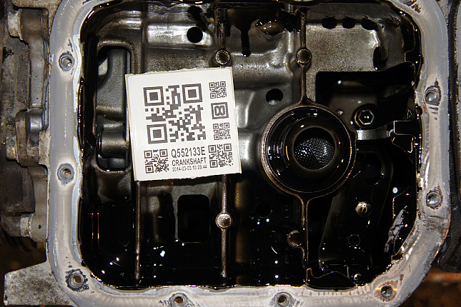 Фотография блока двигателя без поддона (коленвала) TOYOTA 1ND-TV