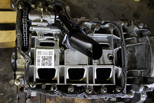 Фотография блока двигателя без поддона (коленвала) Ford CVRA