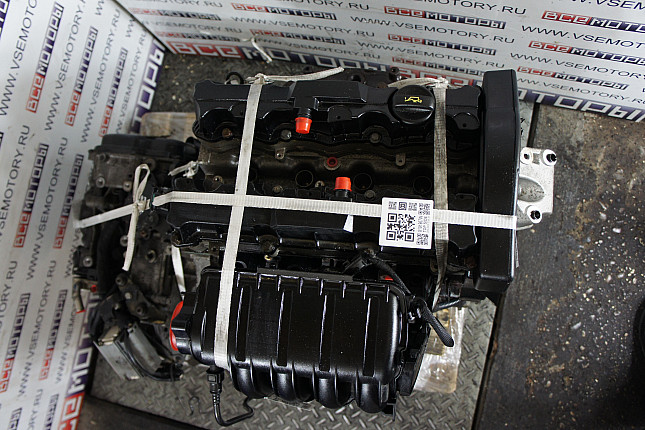 Фотография контрактного двигателя сверху PEUGEOT NFU (TU5JP4) + АКПП