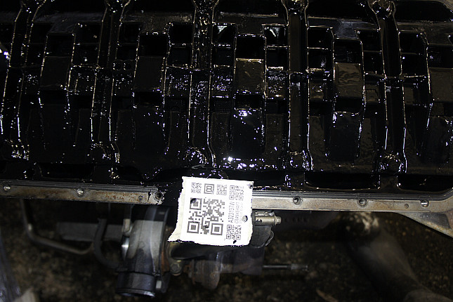 Фотография блока двигателя без поддона (коленвала) BMW M 51 D 25 (256T1)+ вакуумный насос