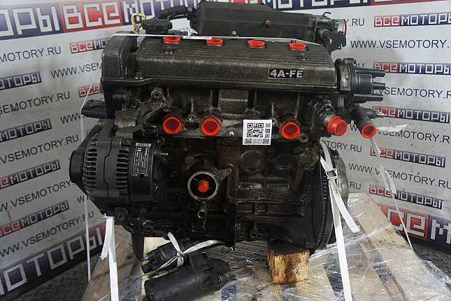 Двигатель вид с боку TOYOTA 4A-FE
