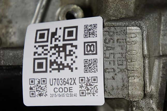 Номер двигателя и фотография площадки Peugeot EP6