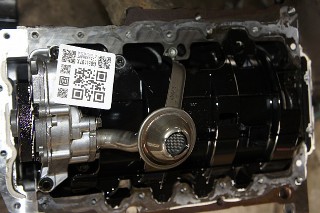 Фотография блока двигателя без поддона (коленвала) VW CKUB