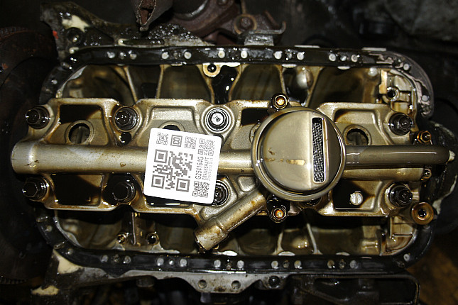 Фотография блока двигателя без поддона (коленвала) Honda D14A8