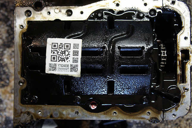 Фотография блока двигателя без поддона (коленвала) OPEL Z 10 XE