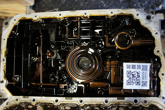 Фотография блока двигателя без поддона (коленвала) AUDI AUK