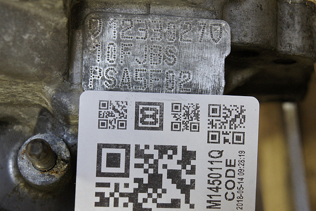 Номер двигателя и фотография площадки Peugeot 5FV (EP6DT)