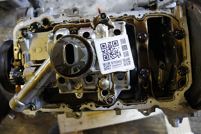 Фотография блока двигателя без поддона (коленвала) Honda R20A2