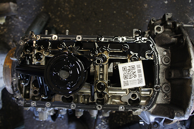 Фотография блока двигателя без поддона (коленвала) CITROËN 9HX (DV6ATED4)