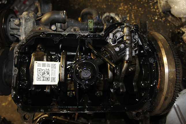 Фотография блока двигателя без поддона (коленвала) AUDI SB