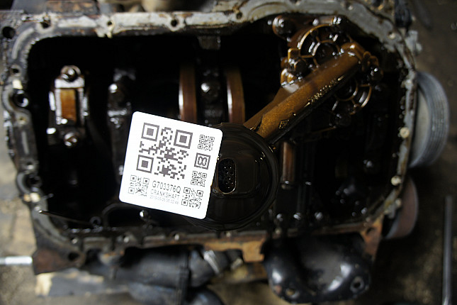 Фотография блока двигателя без поддона (коленвала) Renault F3N 740